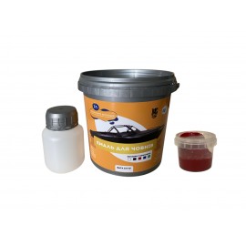 Емаль епоксидна для човнів, яхт, катерів Feniks 900г Червона